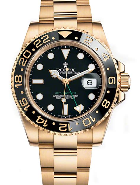 Rolex Gold GMT Master II 116718 